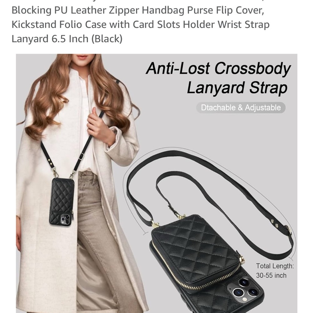 iPhone11ProMax Crossbody Case - A MUST HAVE!